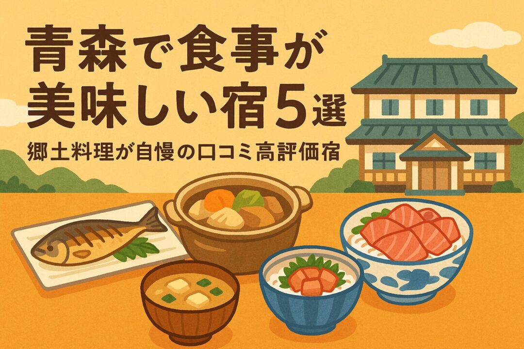 青森で食事が美味しい宿