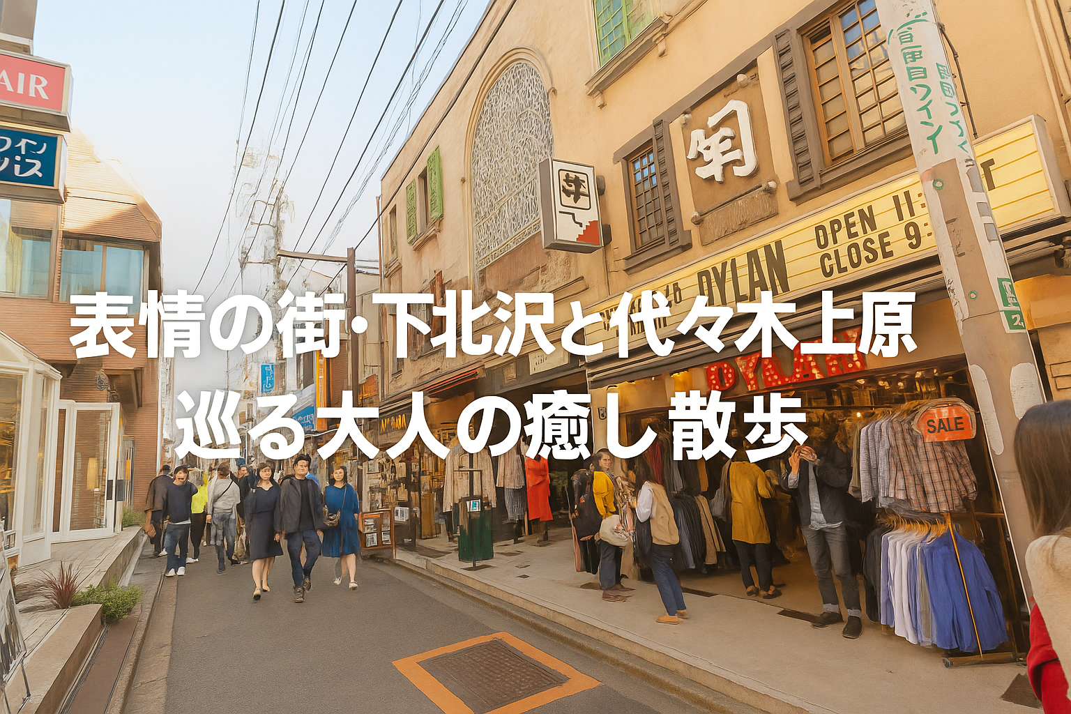 静かな東京を一人で歩く｜下北沢と代々木上原の癒し散歩スポット6選