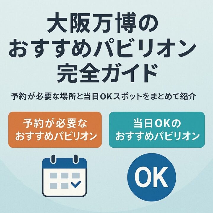 大阪万博　おすすめ　パビリオン